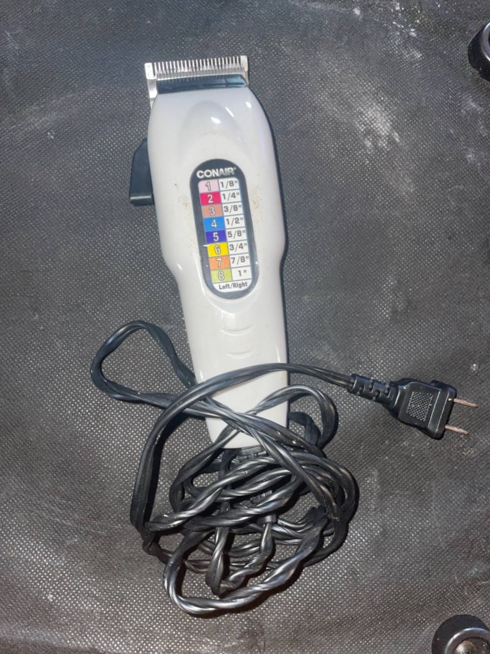 White Corded Hair Clipper - Precision Cutting